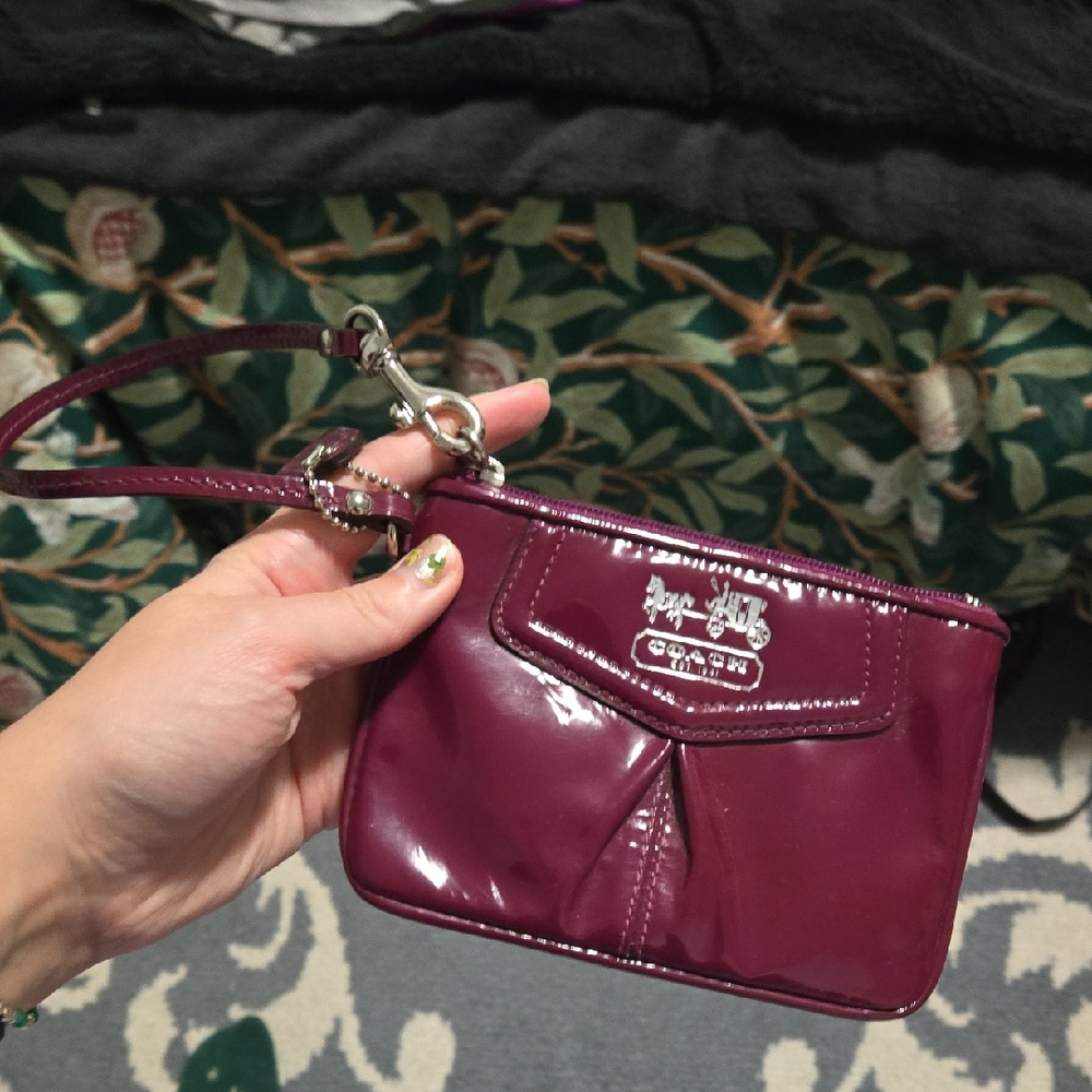 Coach Patent Leather Wristlet